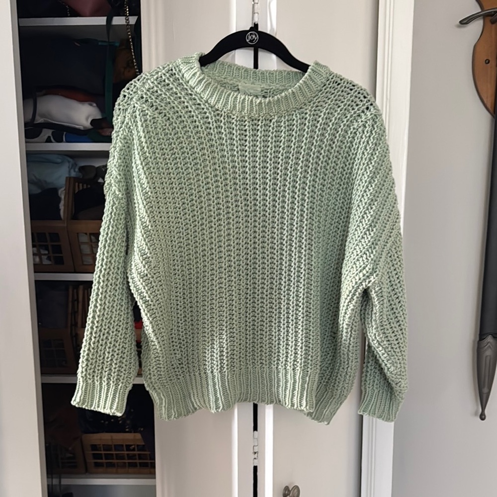 Babaa No. 18 Jumper in Ice Lagoon - EUC - One Size